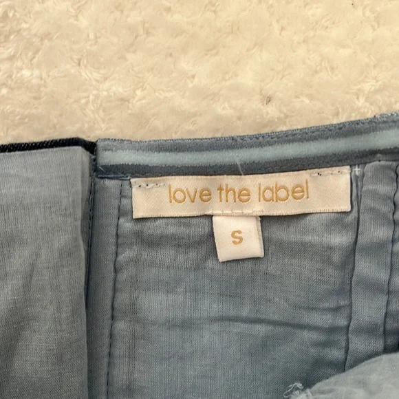 Valeria Corset Top in Denim Patchwork - Picture 3 of 4